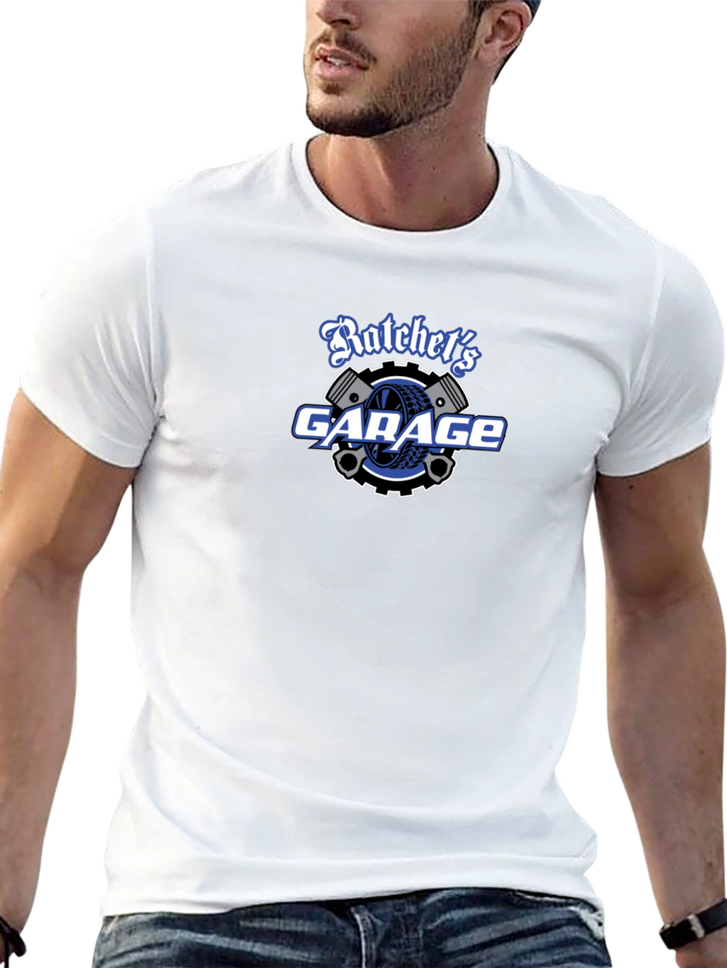Ratchets Garage Graphic Tee - Black