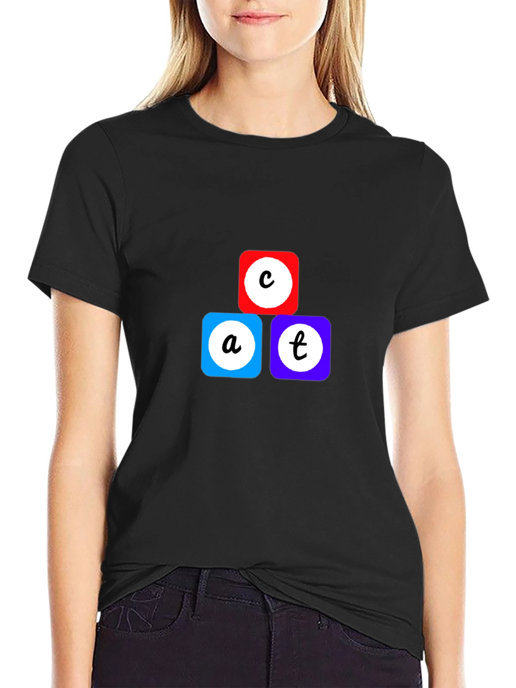 Fun CAT Blocks T-Shirt