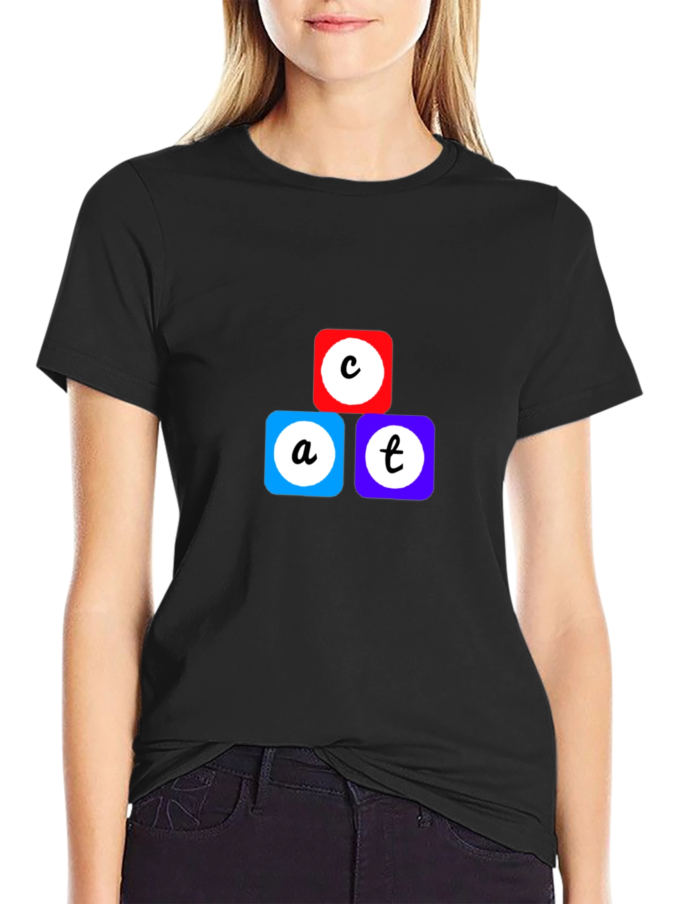 Fun CAT Blocks T-Shirt