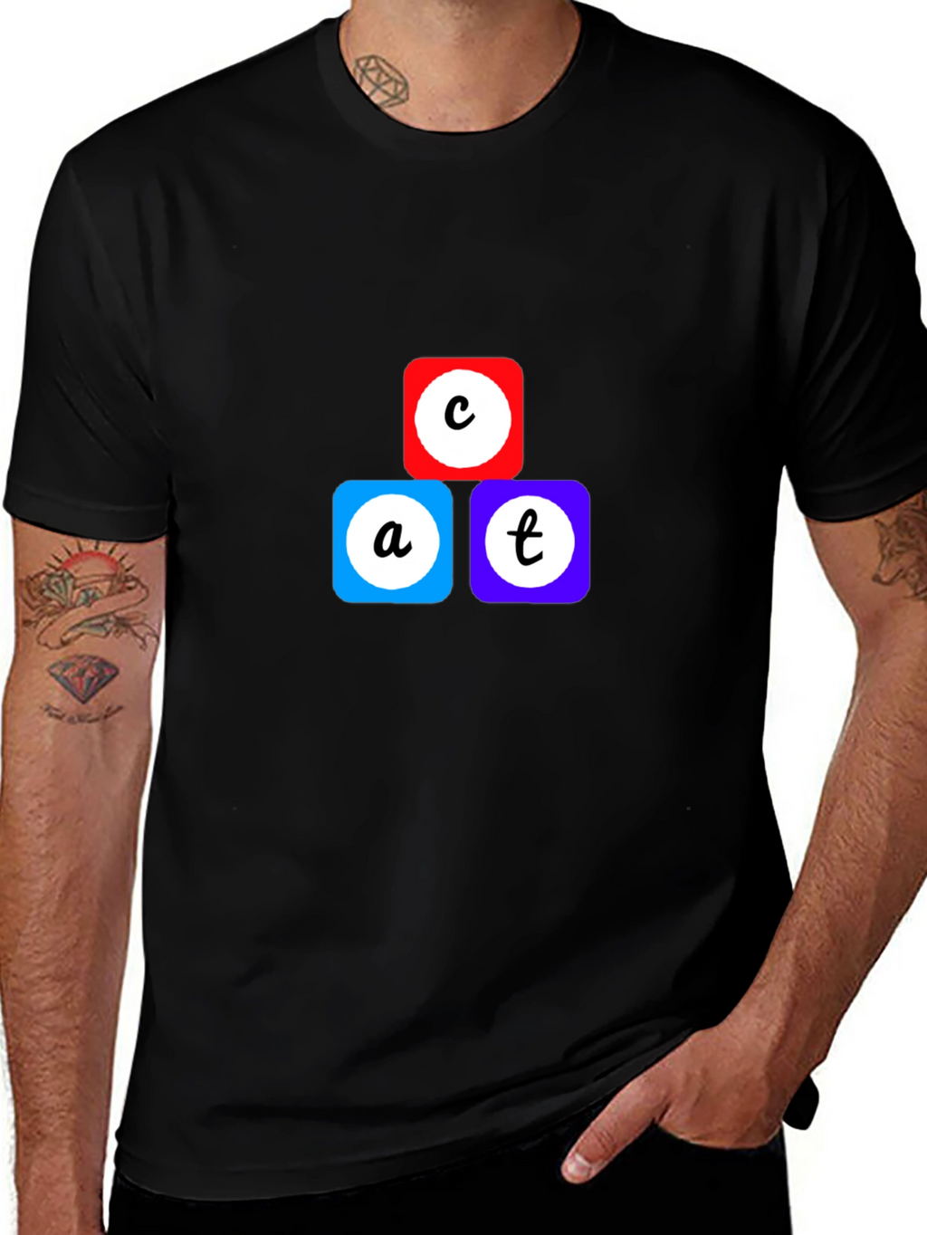 Fun CAT Blocks T-Shirt