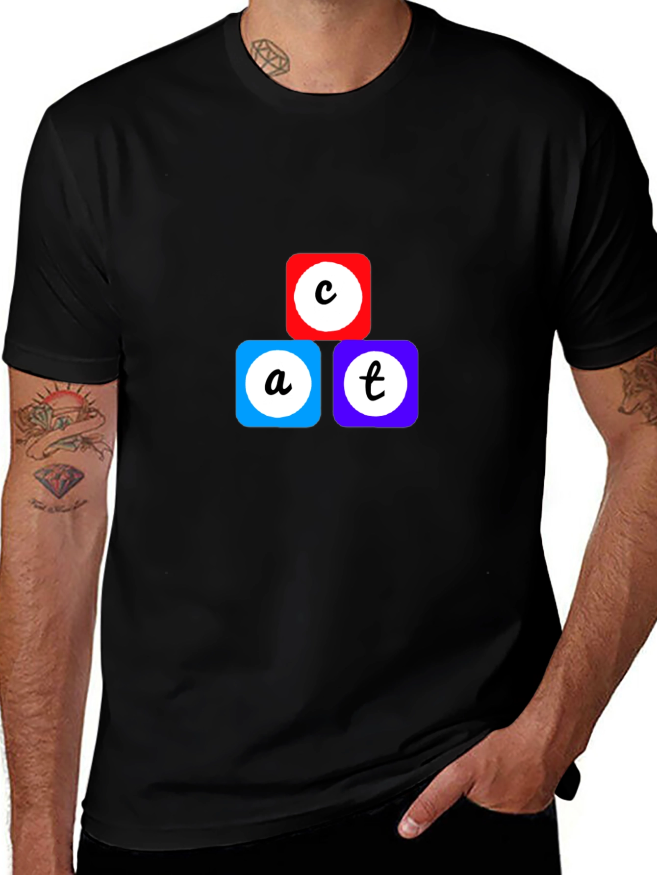 Fun CAT Blocks T-Shirt