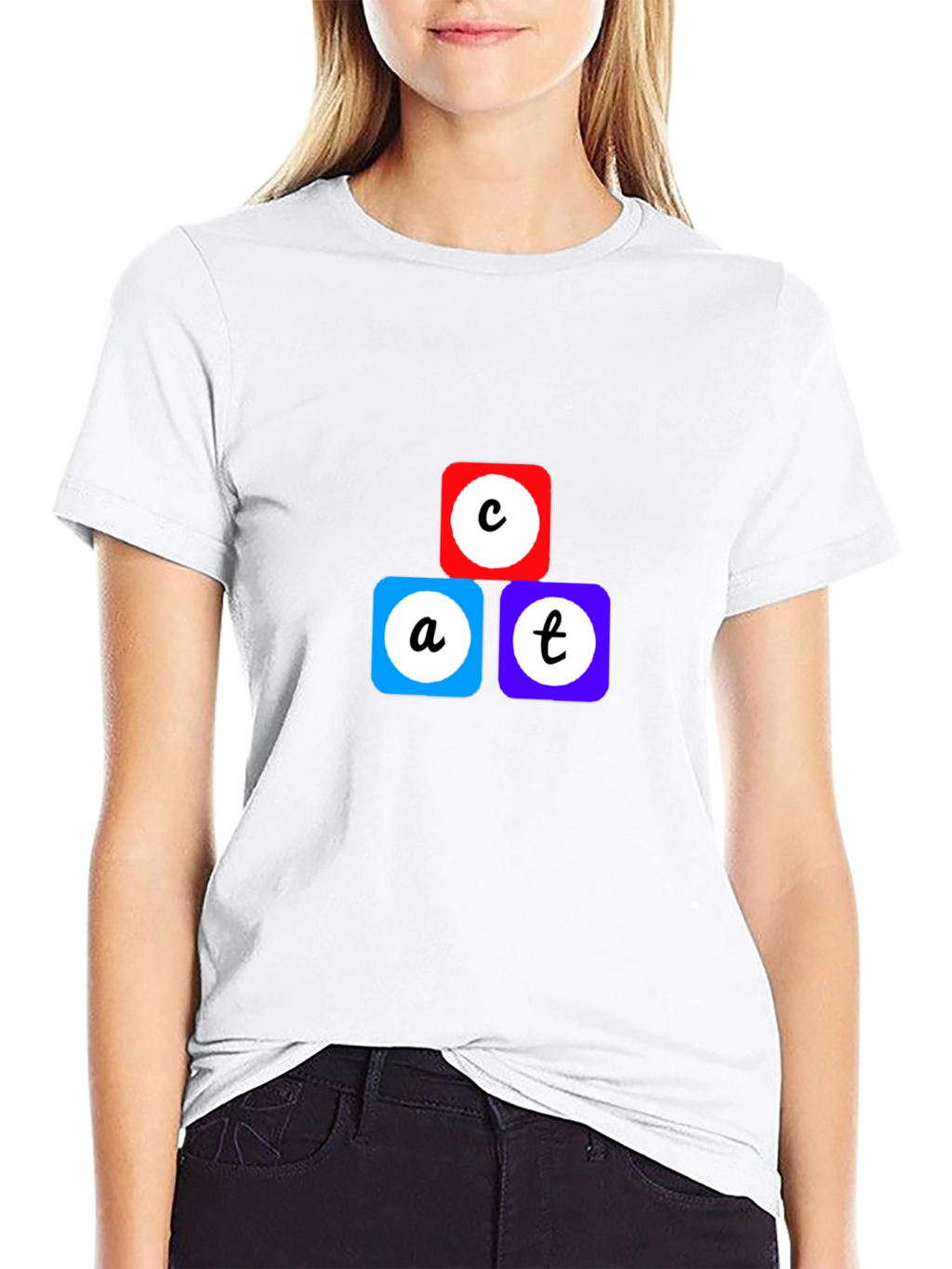 Fun CAT Blocks T-Shirt