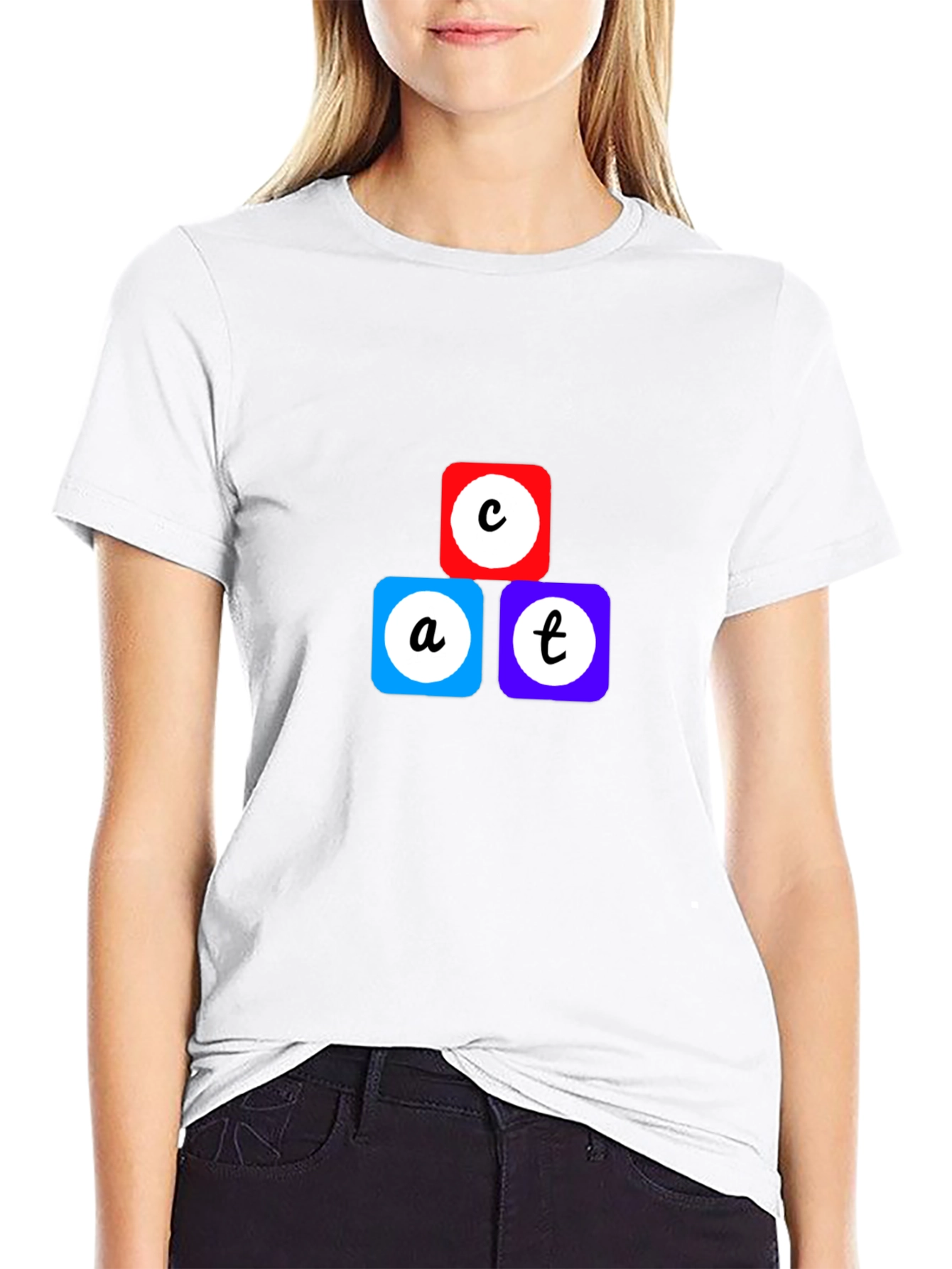 Fun CAT Blocks T-Shirt