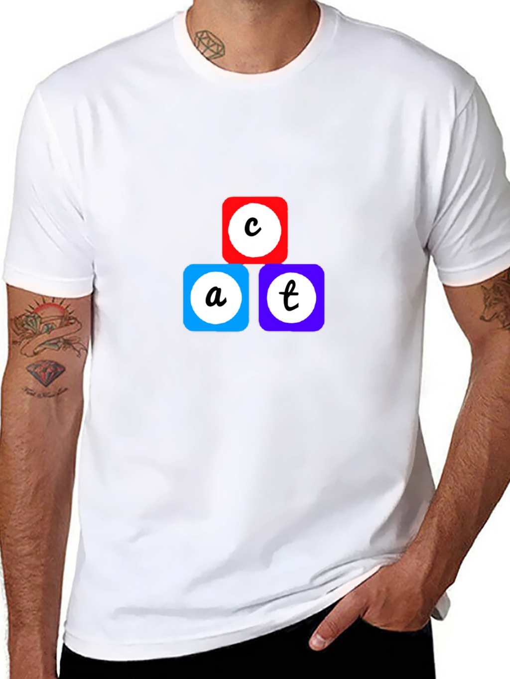 Fun CAT Blocks T-Shirt