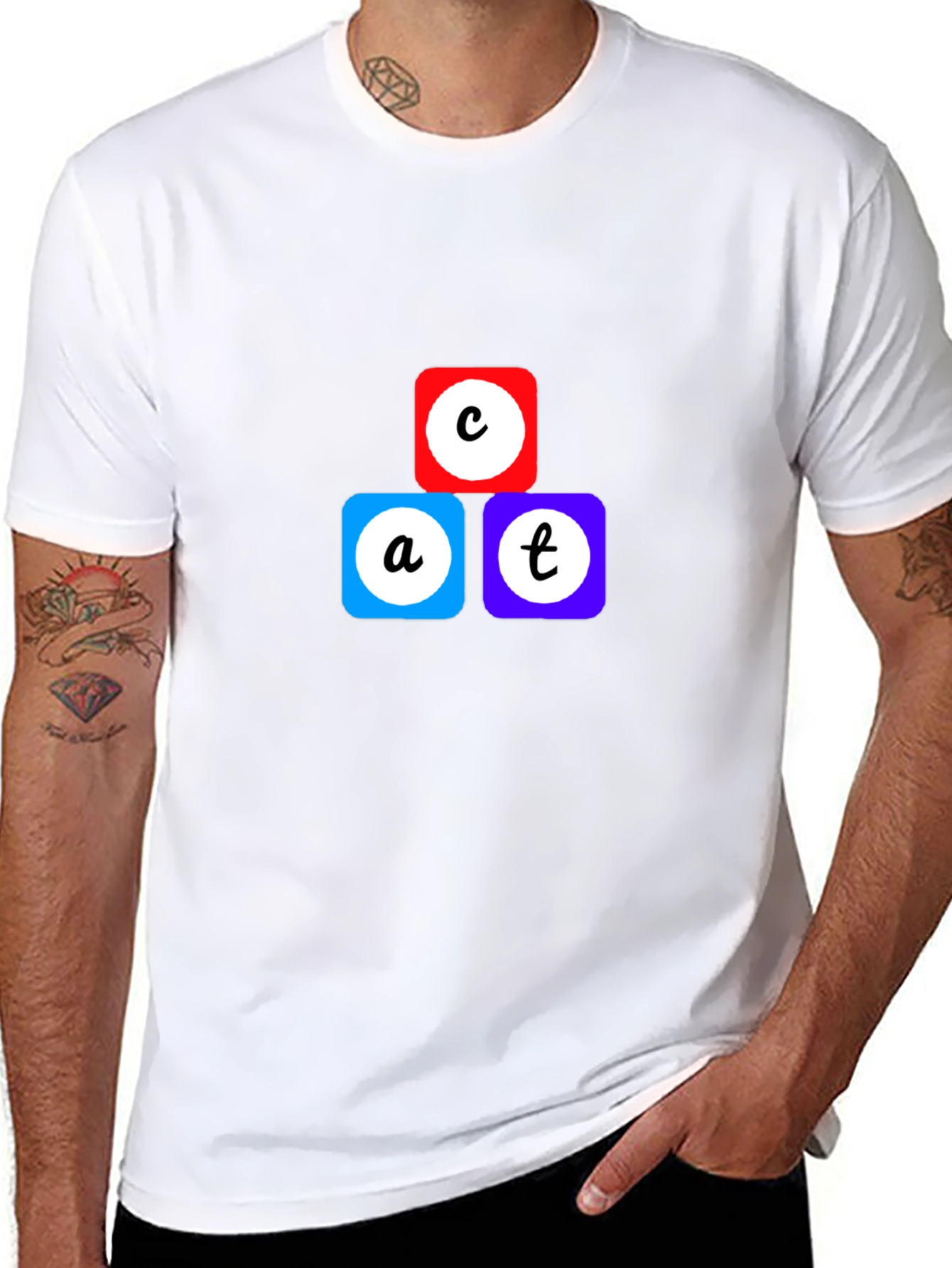 Fun CAT Blocks T-Shirt