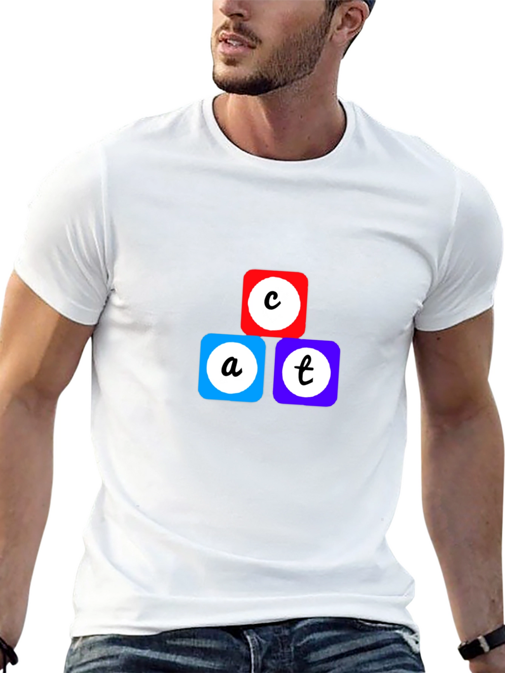 Fun CAT Blocks T-Shirt