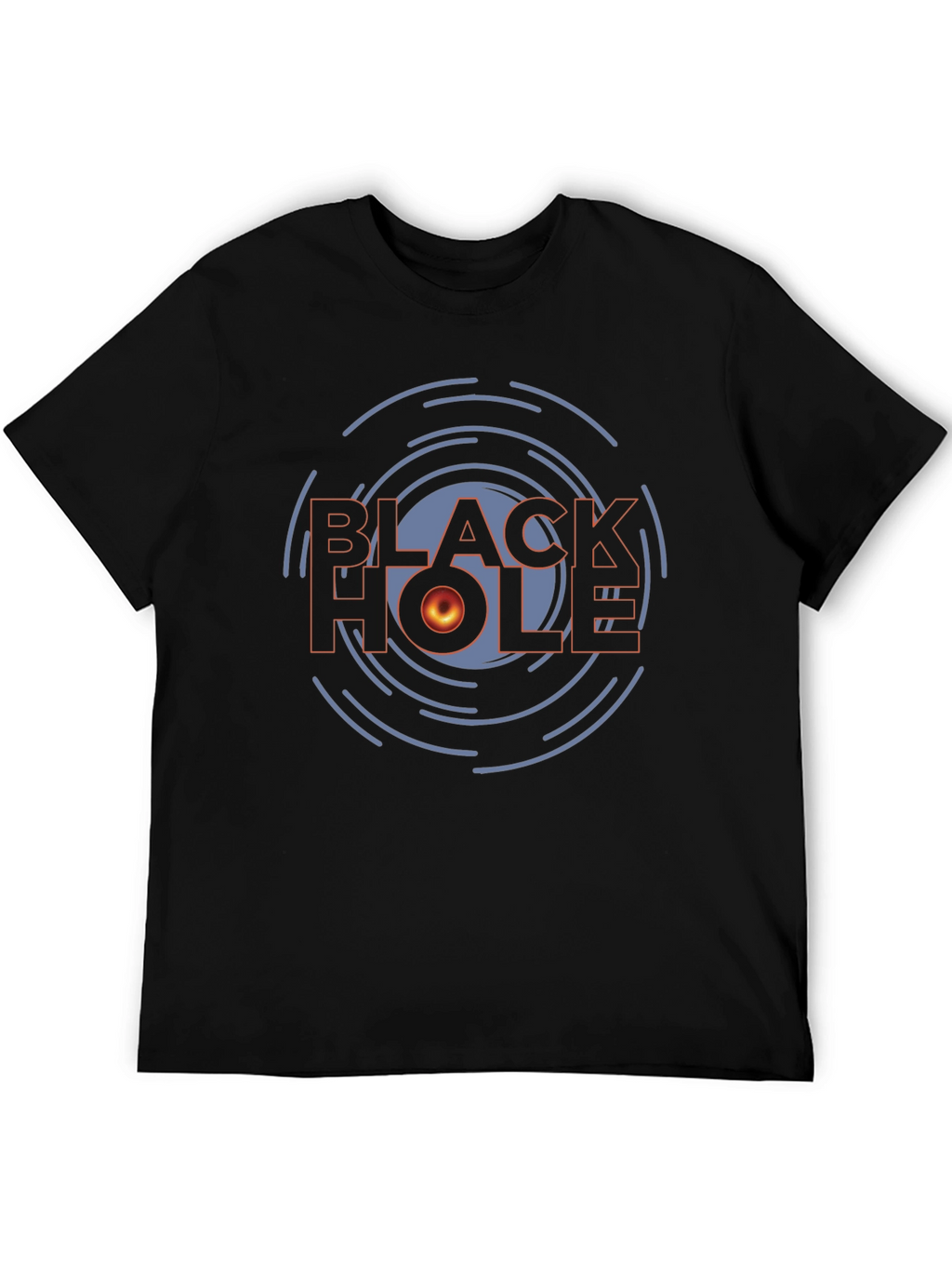 Black Hole Graphic T-Shirt - Sci-Fi Design