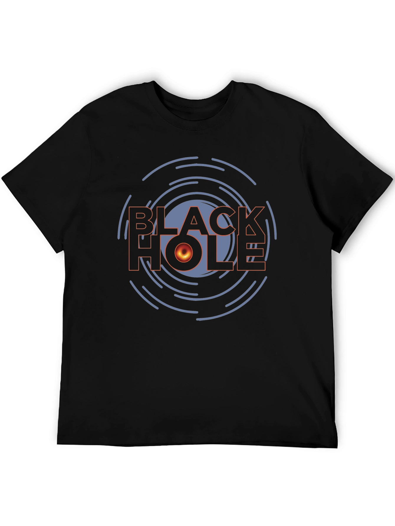 Black Hole Graphic T-Shirt - Sci-Fi Design