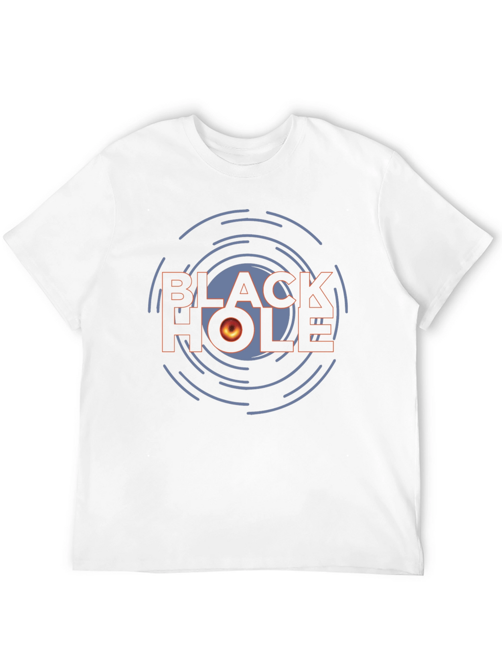 Black Hole Graphic T-Shirt - Sci-Fi Design