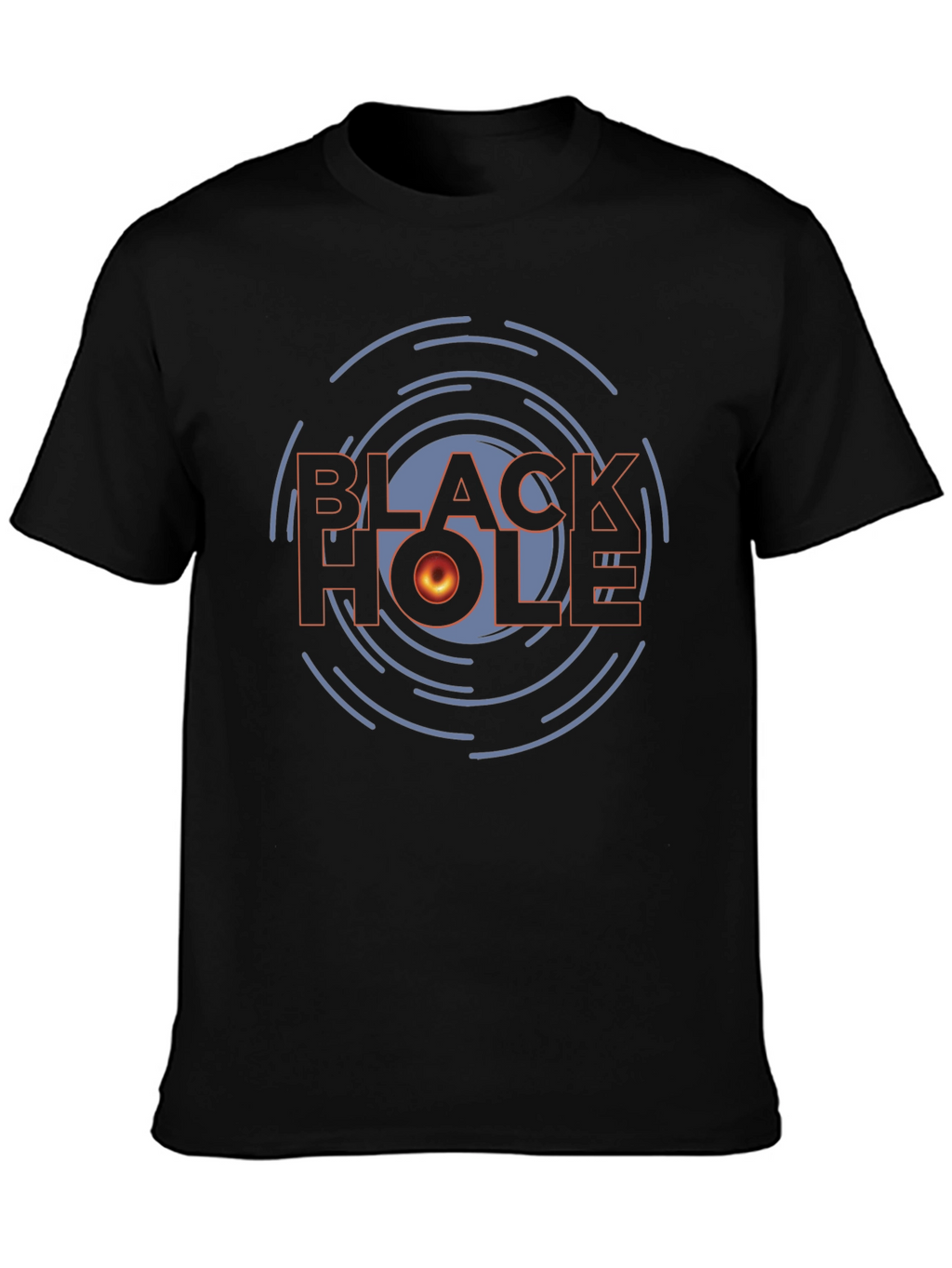 Black Hole Graphic T-Shirt - Sci-Fi Design