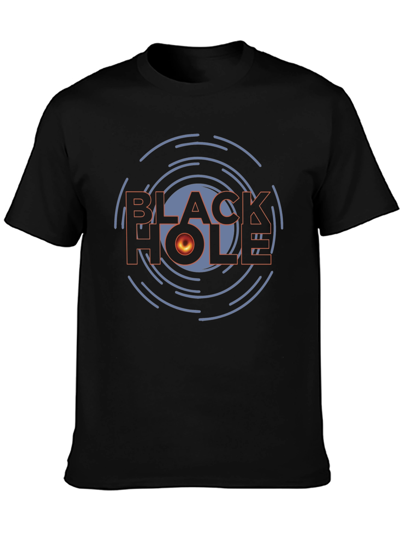 Black Hole Graphic T-Shirt - Sci-Fi Design