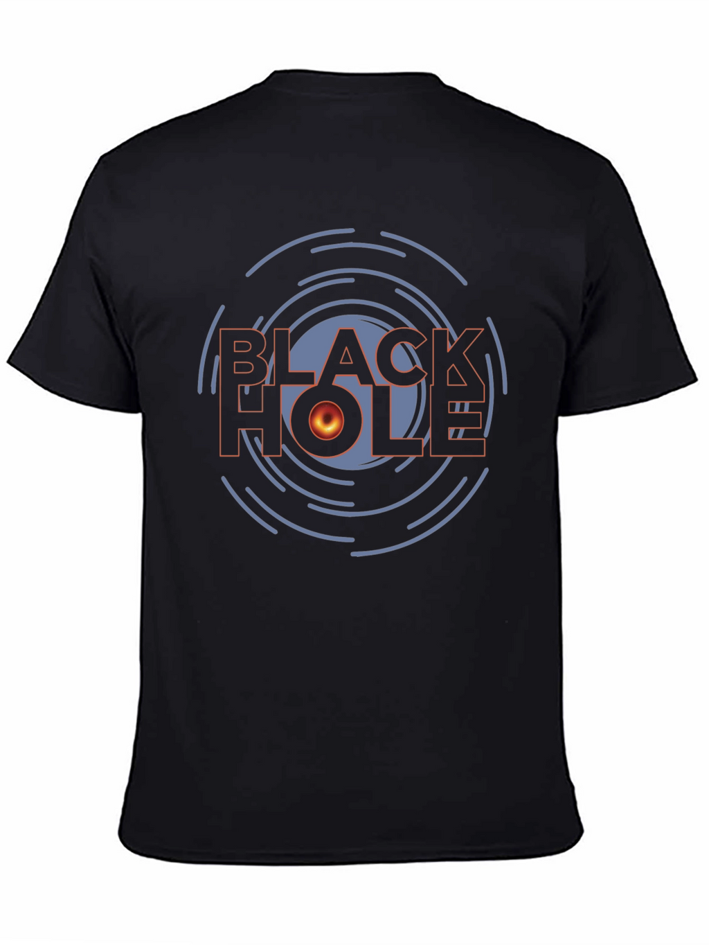 Black Hole Graphic T-Shirt - Sci-Fi Design