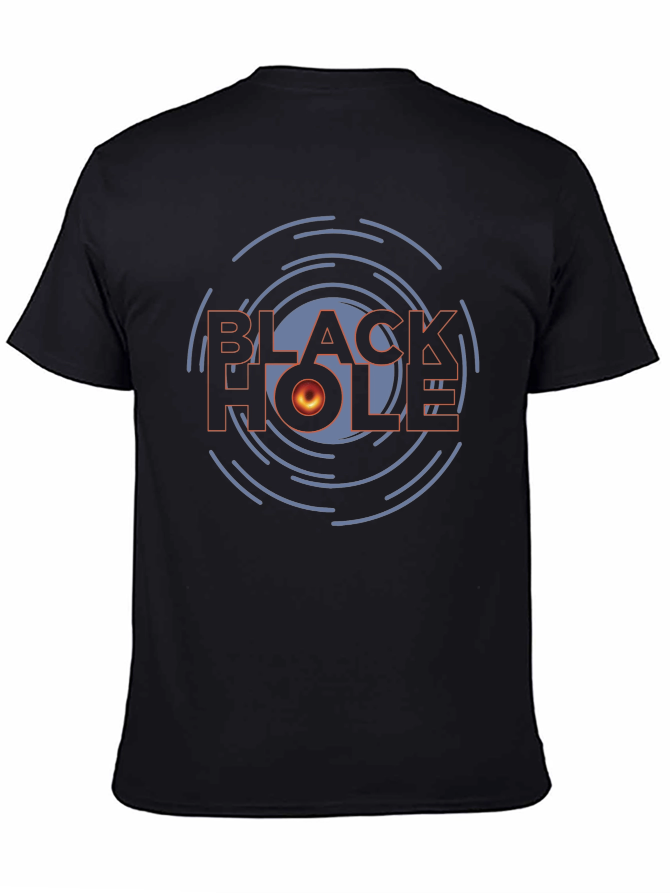 Black Hole Graphic T-Shirt - Sci-Fi Design