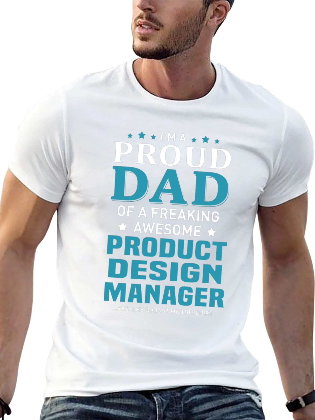 Proud Dad Product Design Manager Graphic T-Shirt