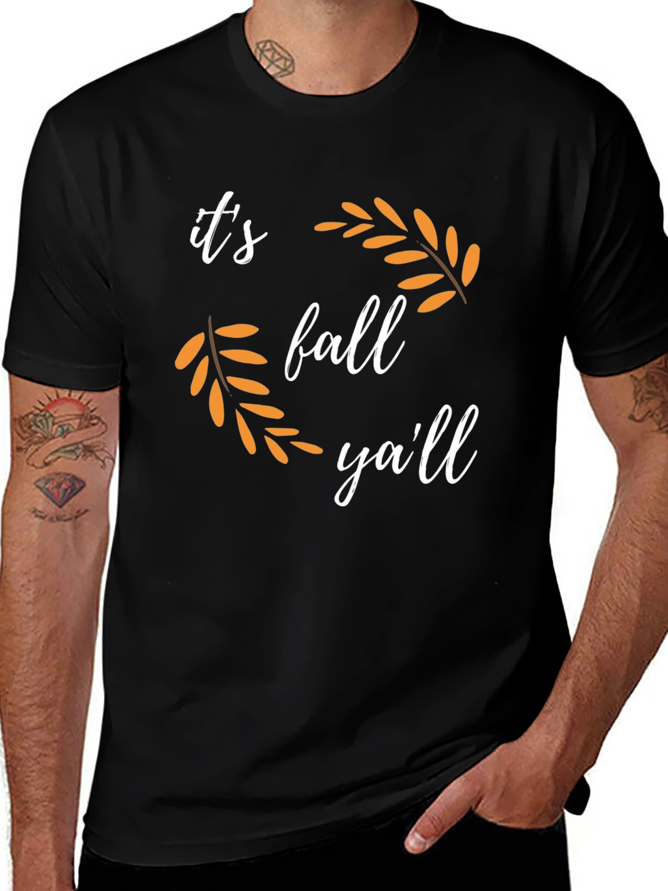 Its Fall Yall T-Shirt Autumn Graphic Tee