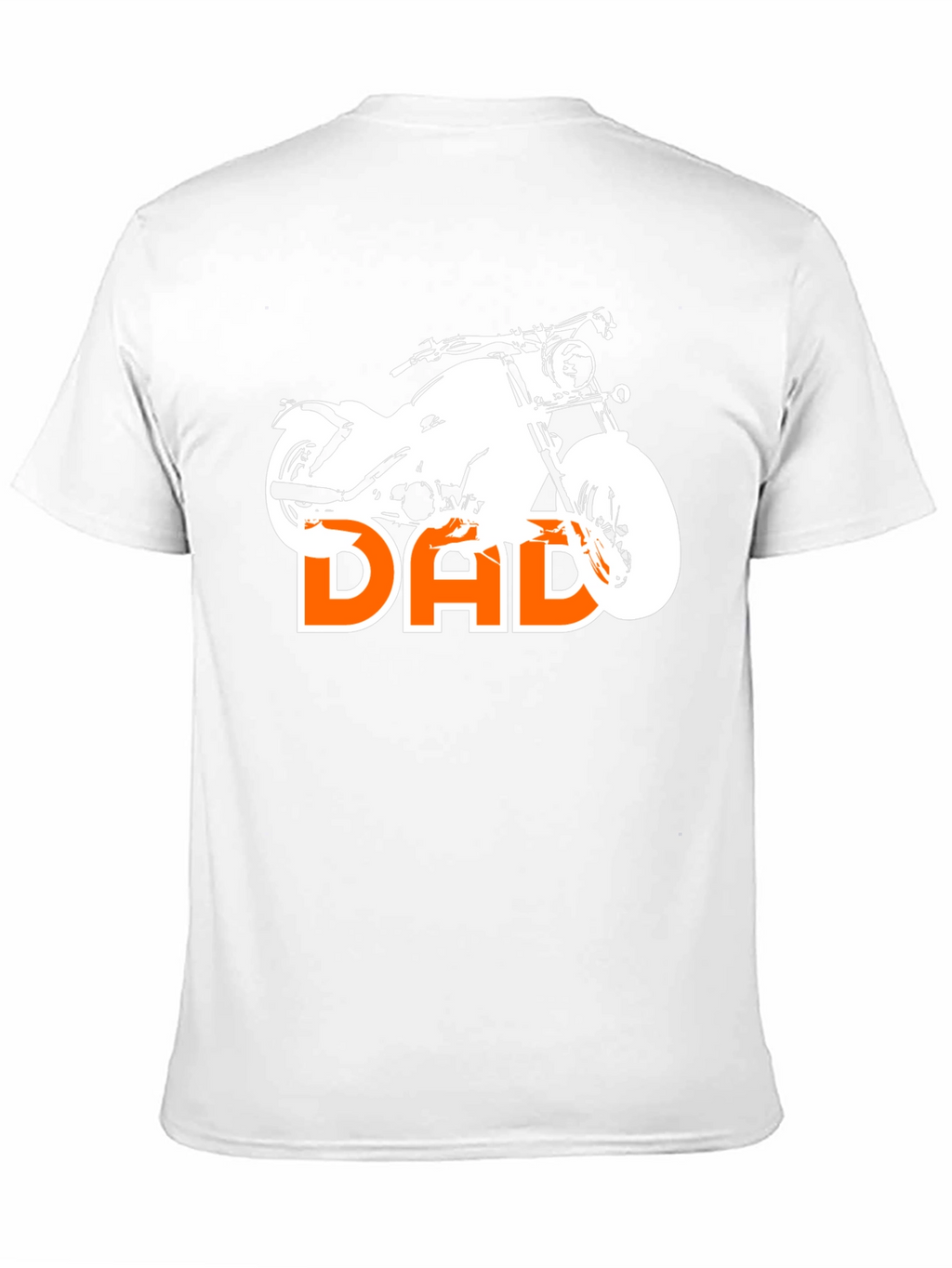 Motorcycle Dad T-Shirt - Cool Biker Design