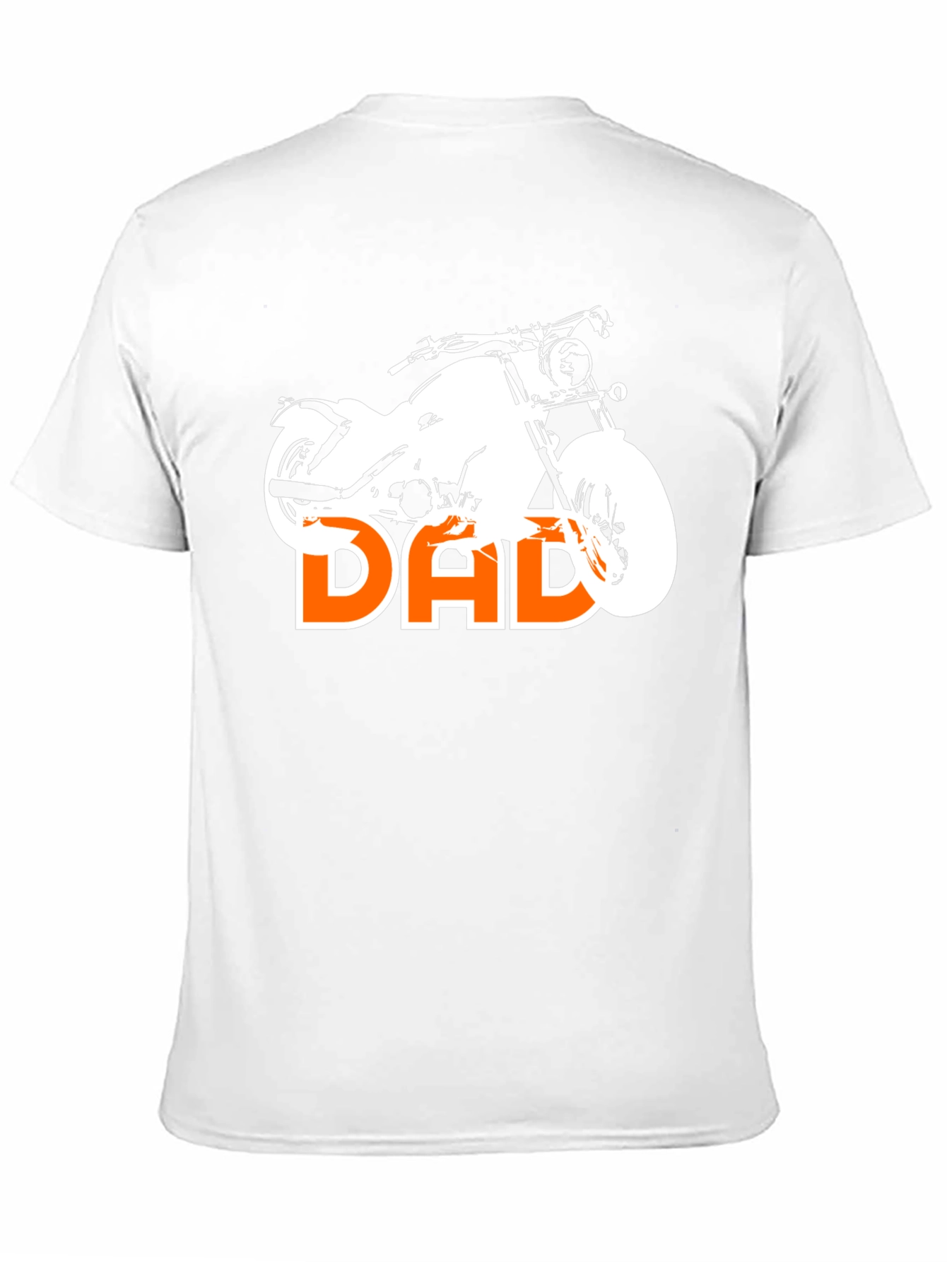 Motorcycle Dad T-Shirt - Cool Biker Design