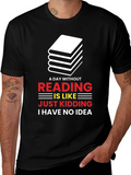 Reading T-Shirt Funny Book Lover Tee