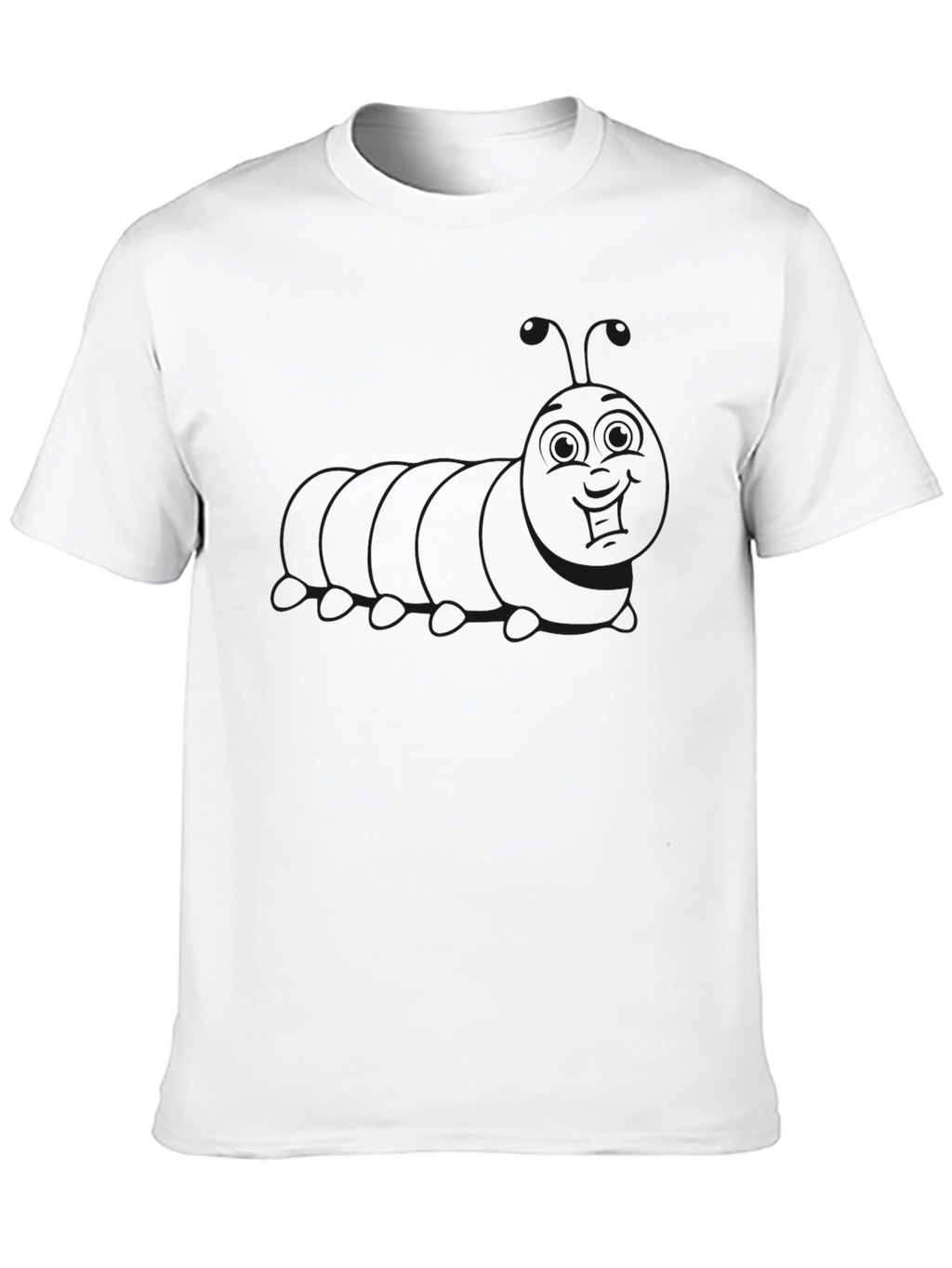 Mens Black Graphic Tee - Casual Style