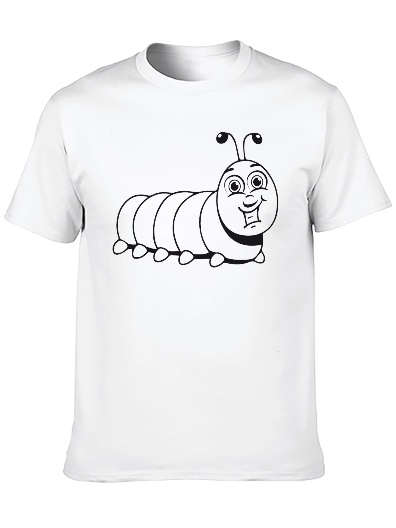 Mens Black Graphic Tee - Casual Style
