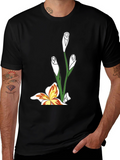 Floral Butterfly Graphic Tee - Stylish and Unique