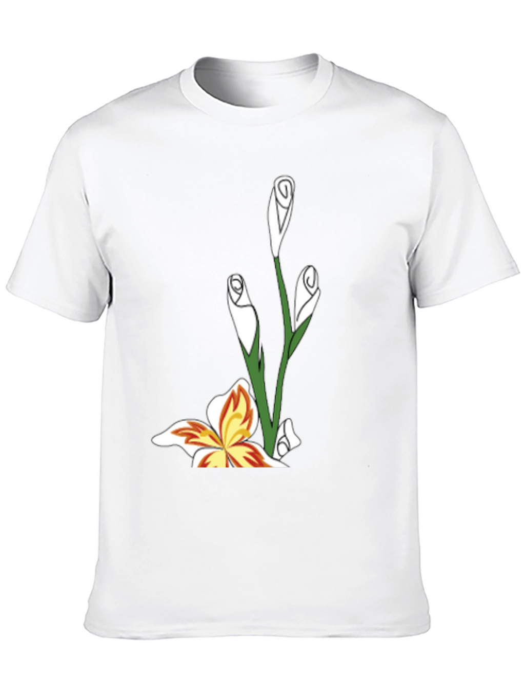 Floral Butterfly Graphic Tee - Stylish and Unique