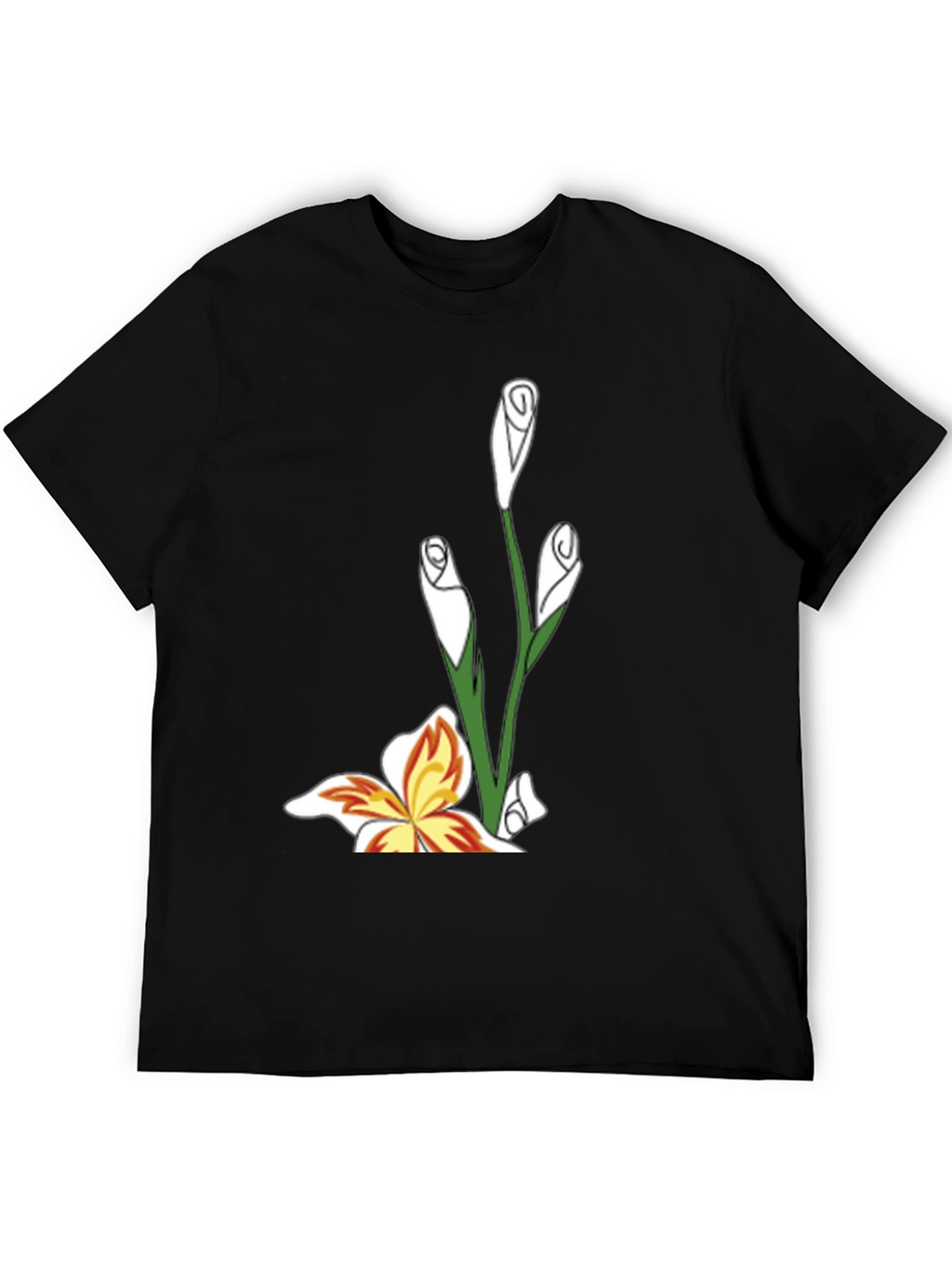 Floral Butterfly Graphic Tee - Stylish and Unique