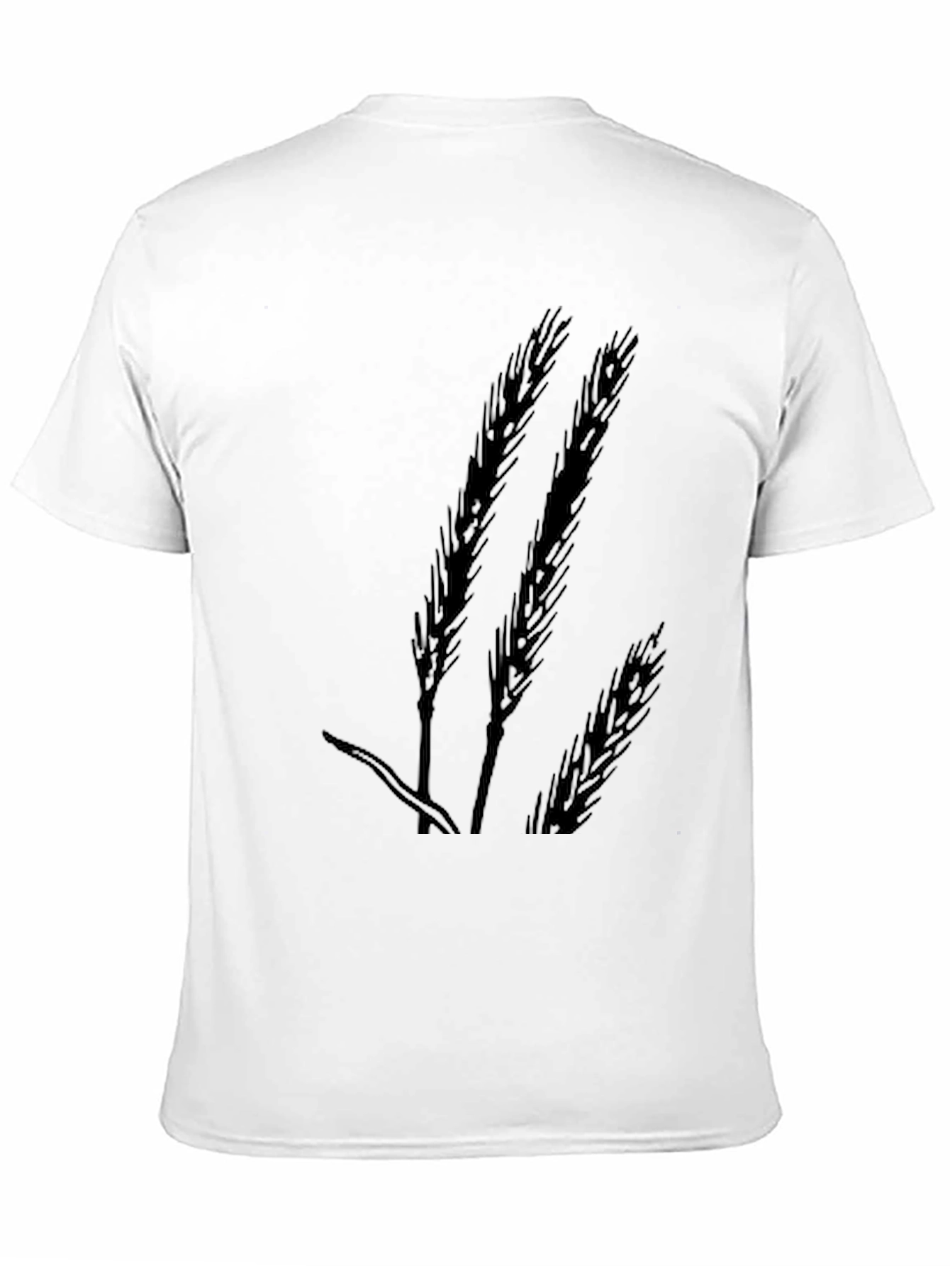 Wheat Silhouette Black T-Shirt