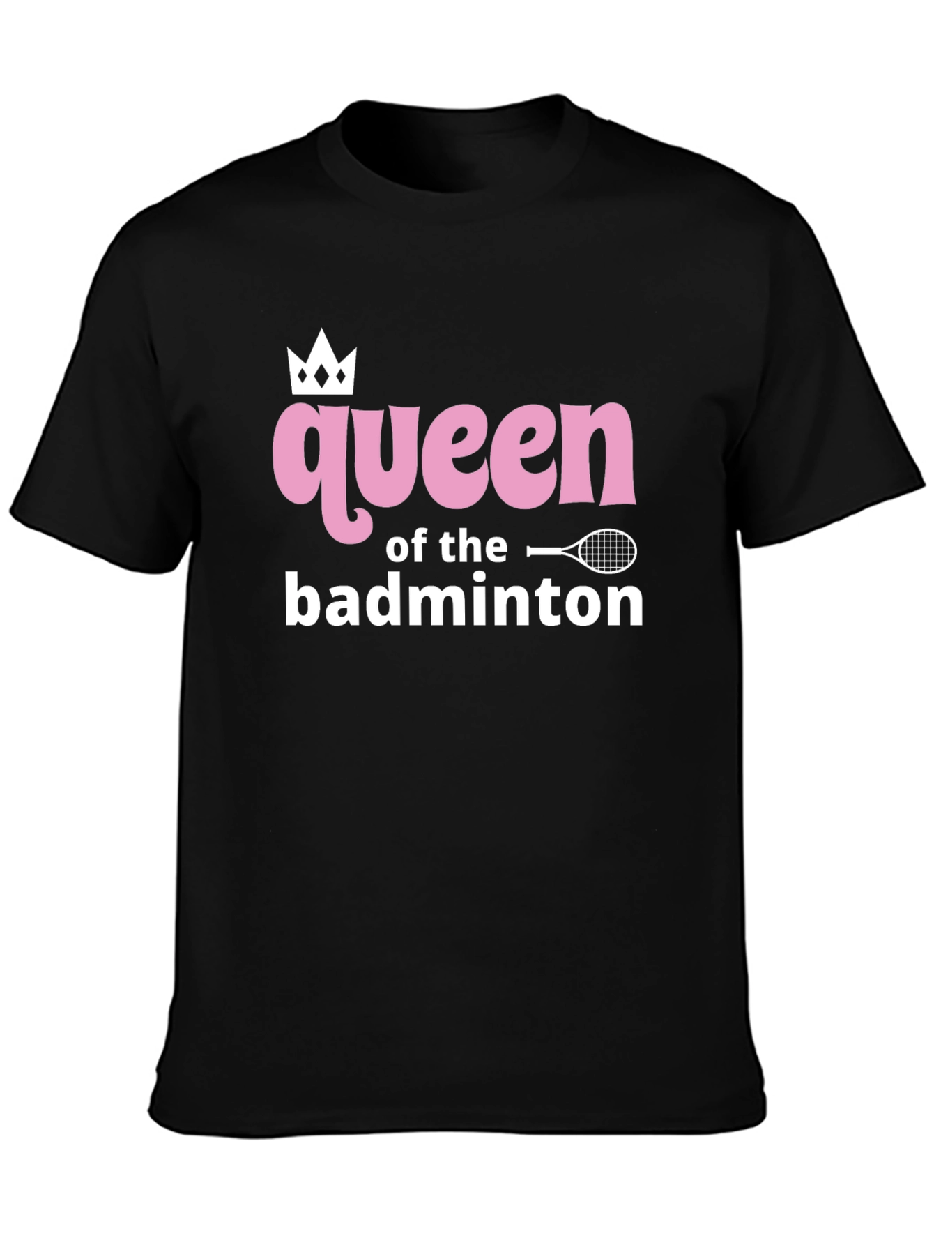 Queen of Badminton Graphic Tee