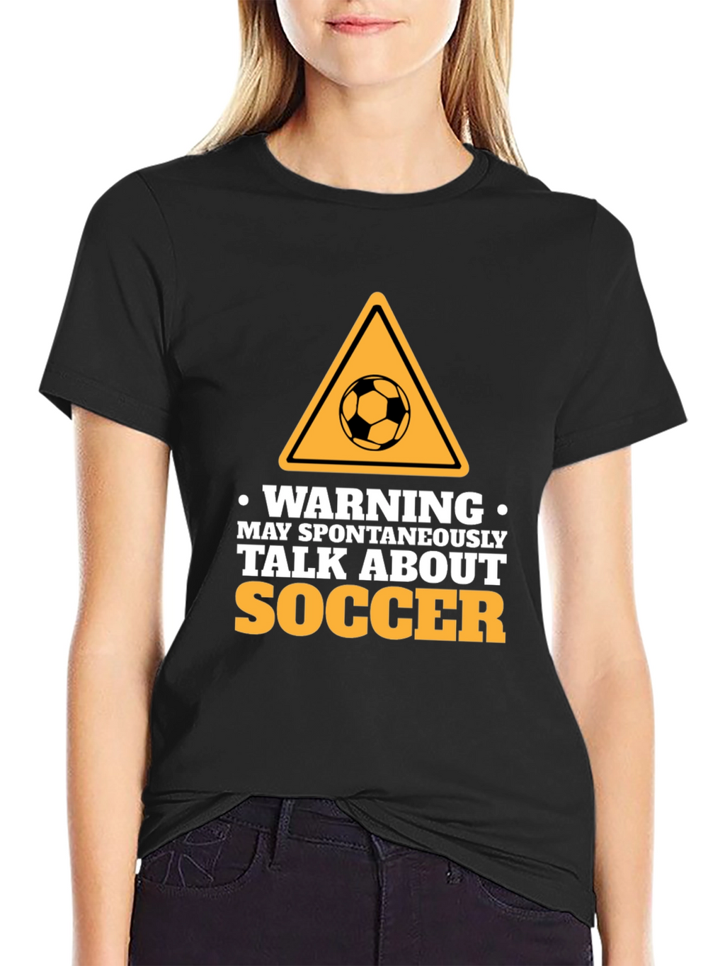 Warning: Spontaneous Soccer Talks - Novelty T-Shirt