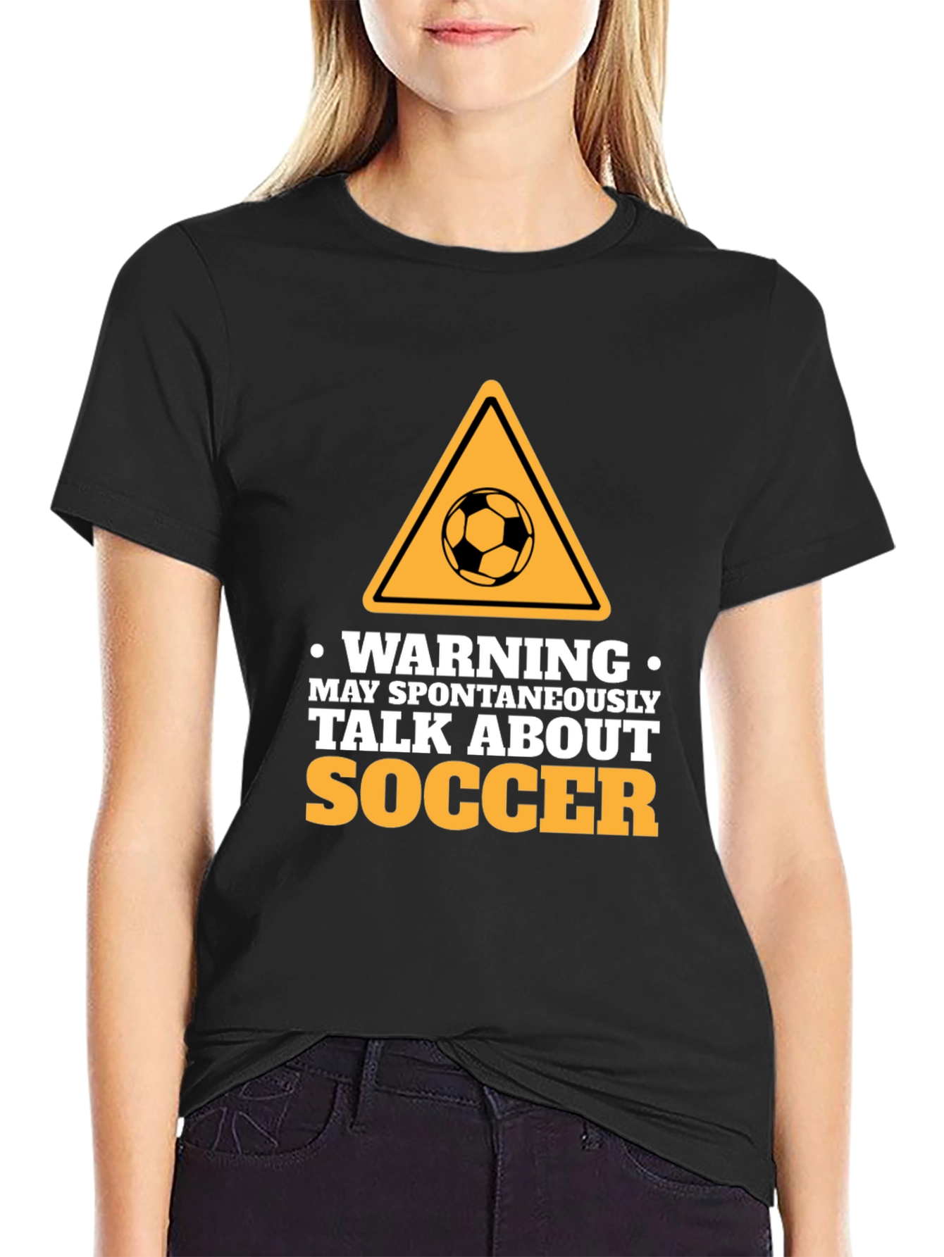 Warning: Spontaneous Soccer Talks - Novelty T-Shirt