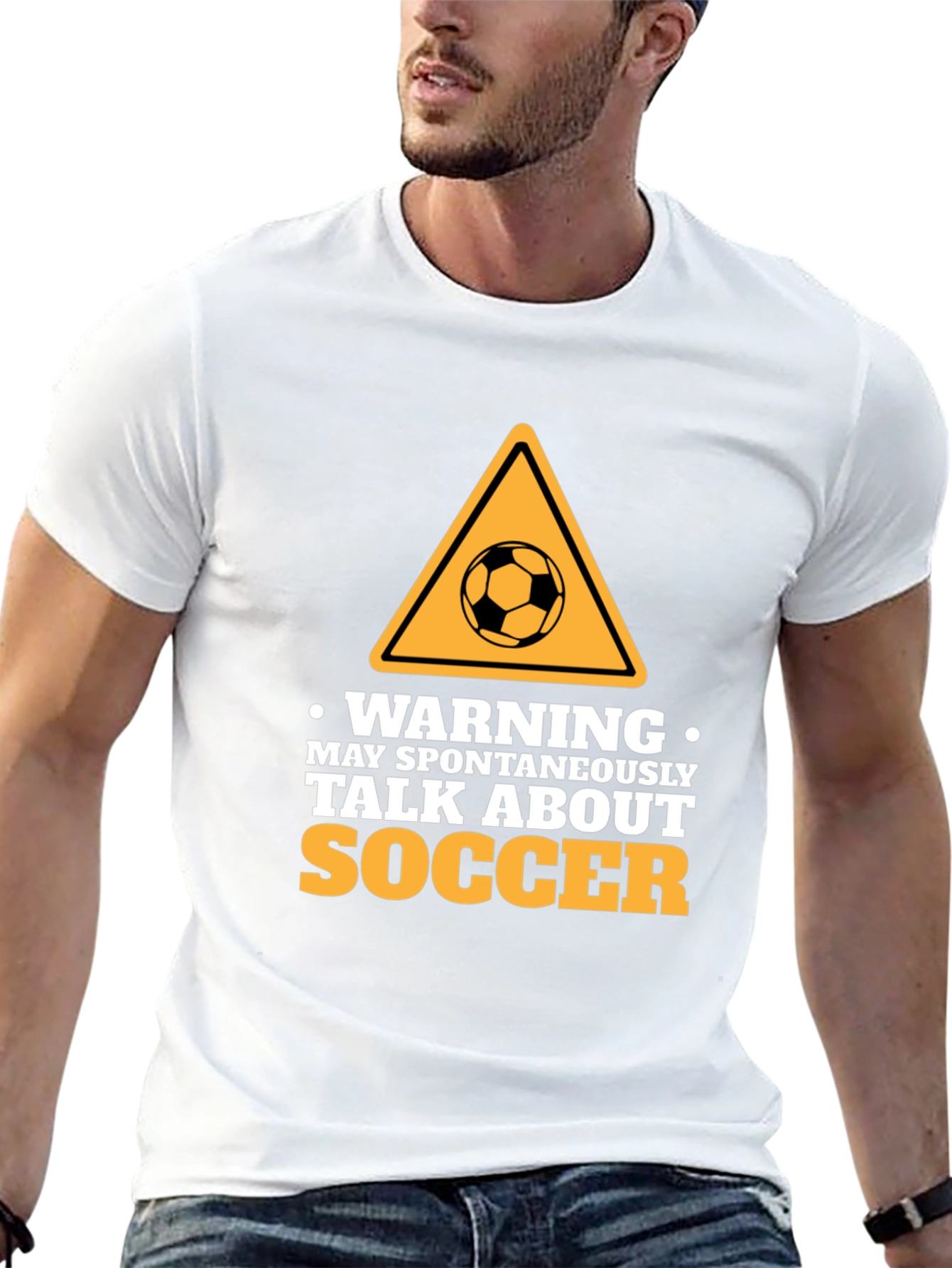 Warning: Spontaneous Soccer Talks - Novelty T-Shirt