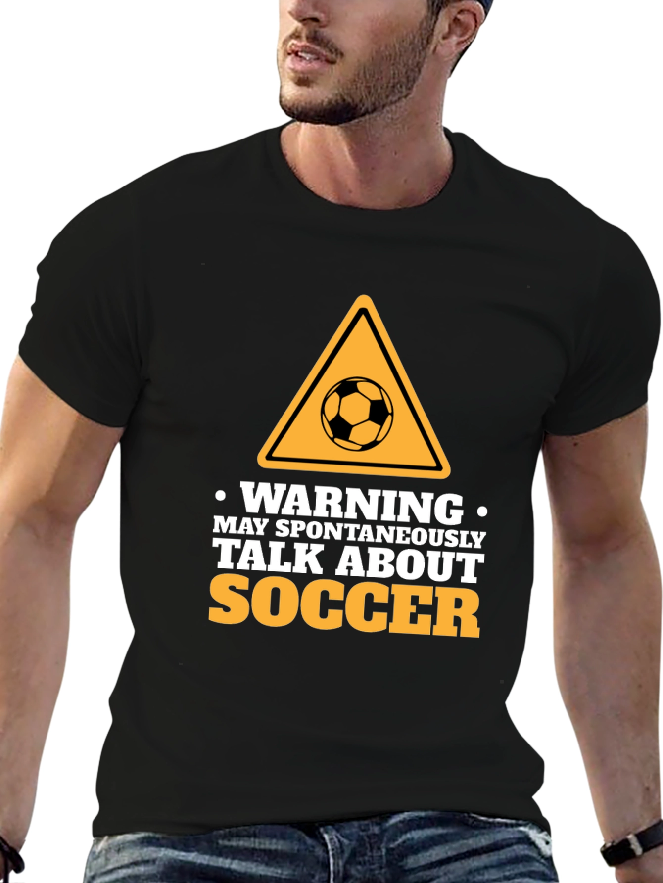 Warning: Spontaneous Soccer Talks - Novelty T-Shirt