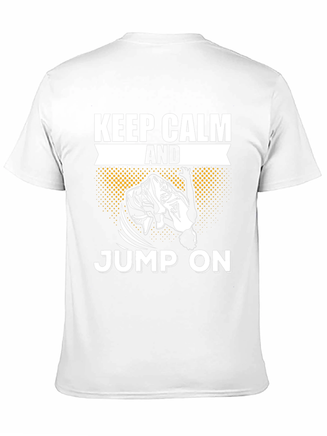 Keep Calm And Jump On Black T-Shirt