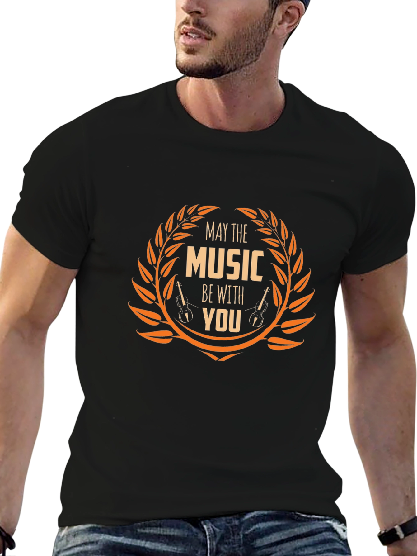 Music Lovers Tee: May the Music Be With You