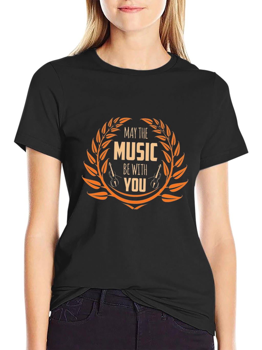 Music Lovers Tee: May the Music Be With You