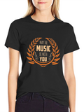 Music Lovers Tee: May the Music Be With You