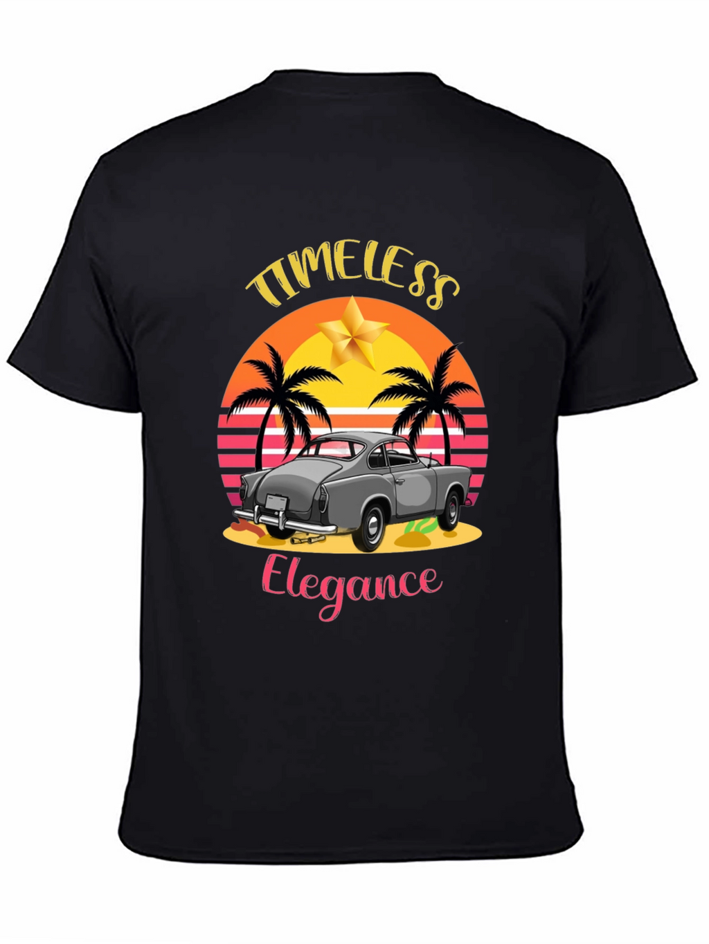 Timeless Elegance Car Graphic T-Shirt
