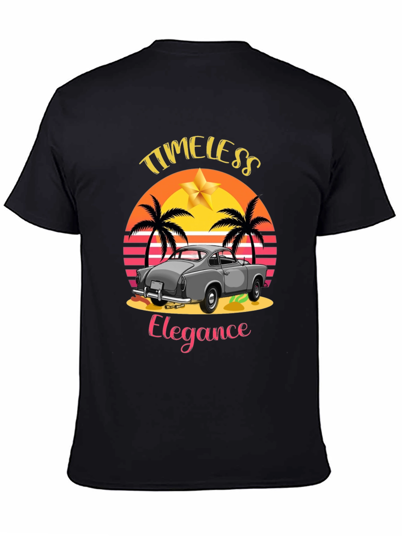 Timeless Elegance Car Graphic T-Shirt