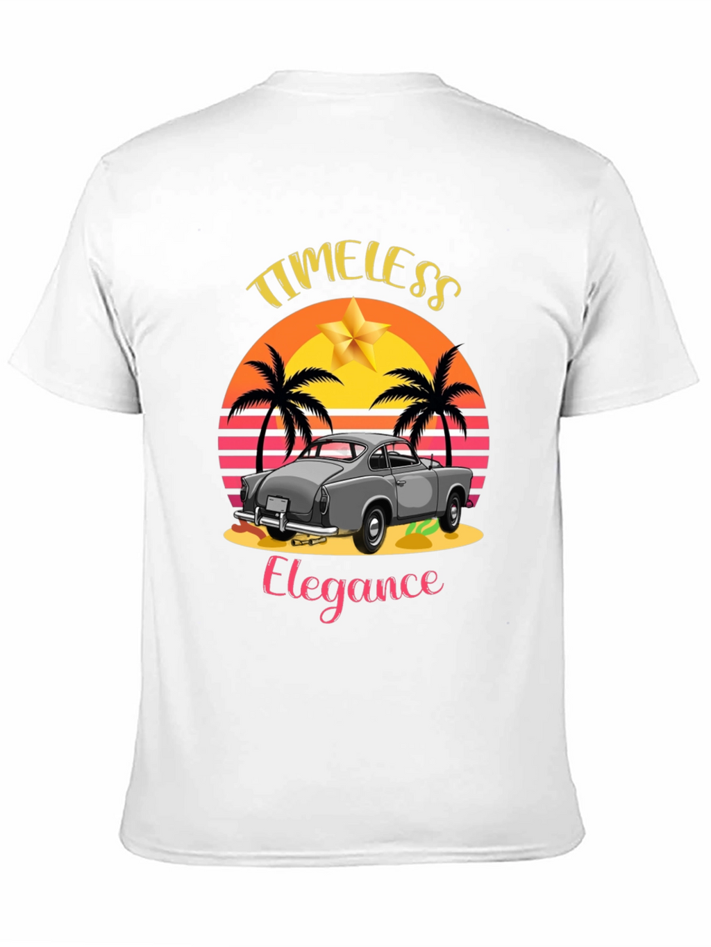 Timeless Elegance Car Graphic T-Shirt