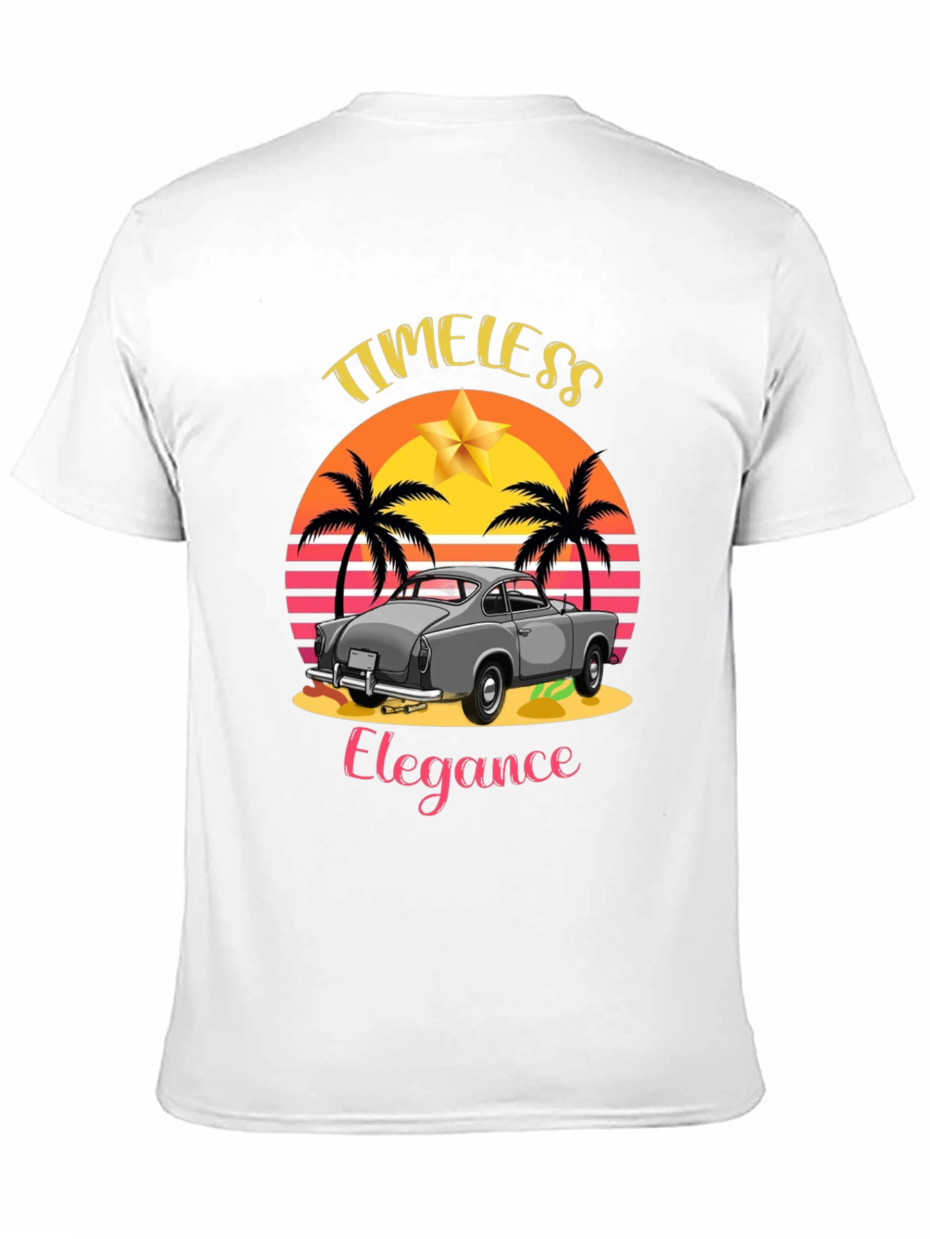Timeless Elegance Car Graphic T-Shirt