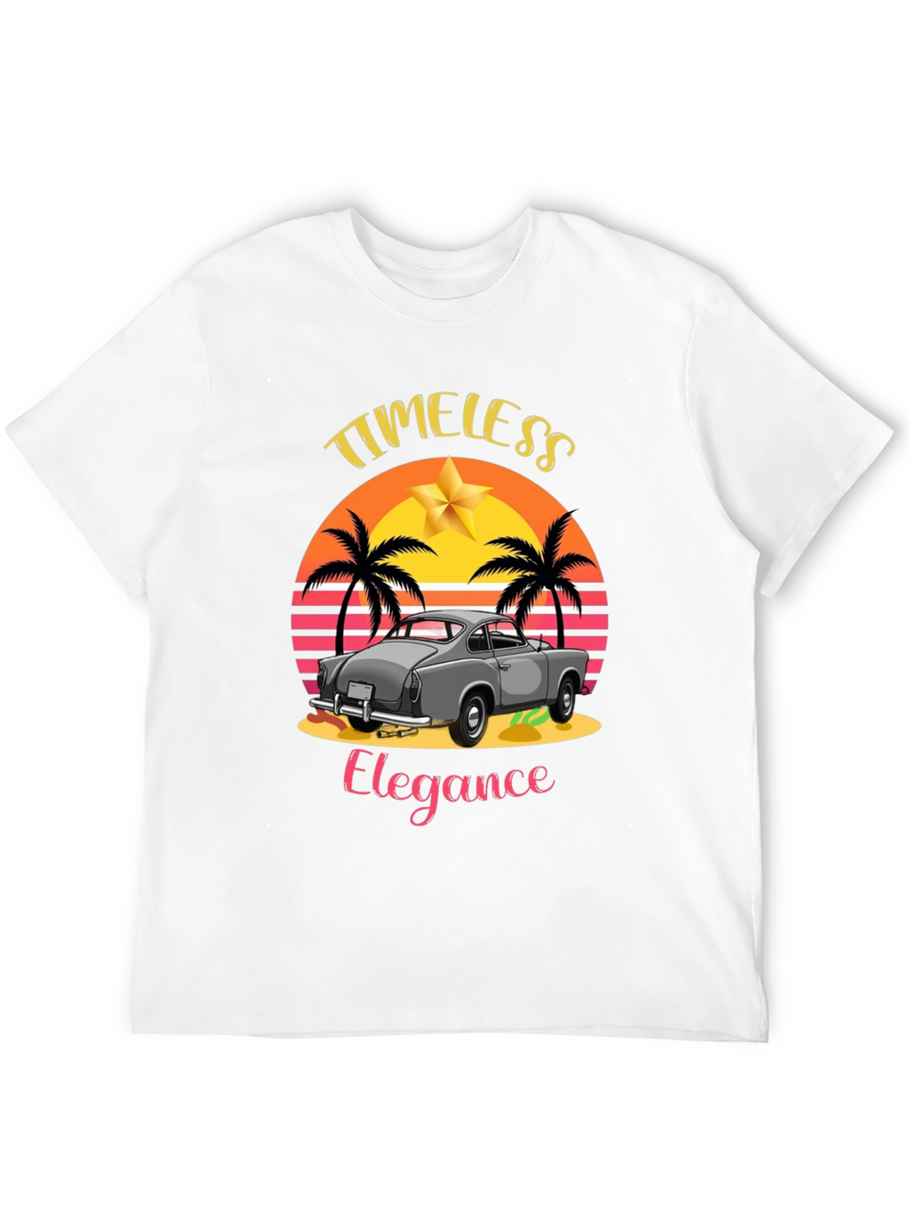 Timeless Elegance Car Graphic T-Shirt