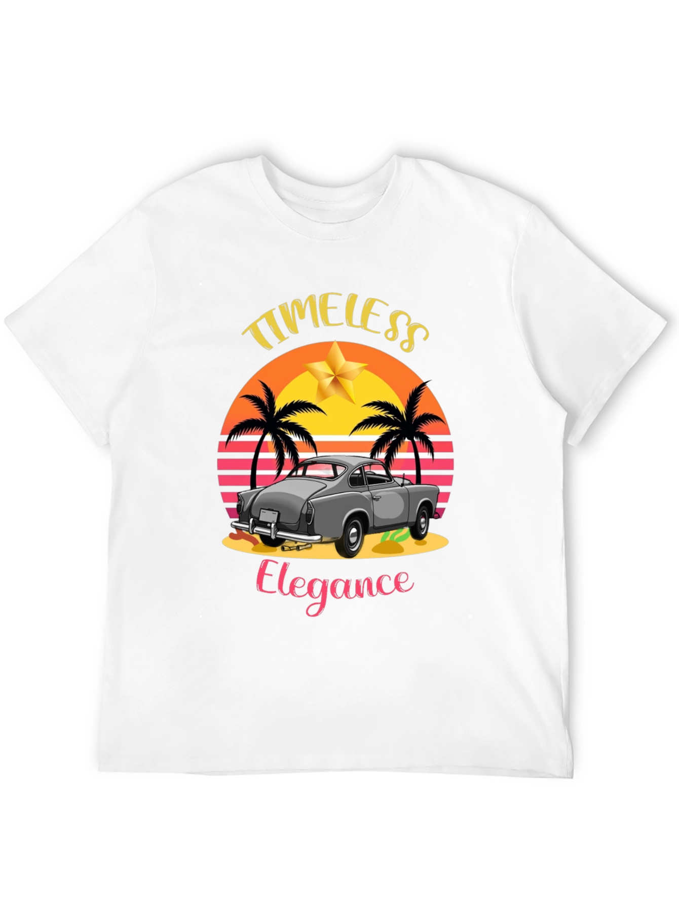 Timeless Elegance Car Graphic T-Shirt