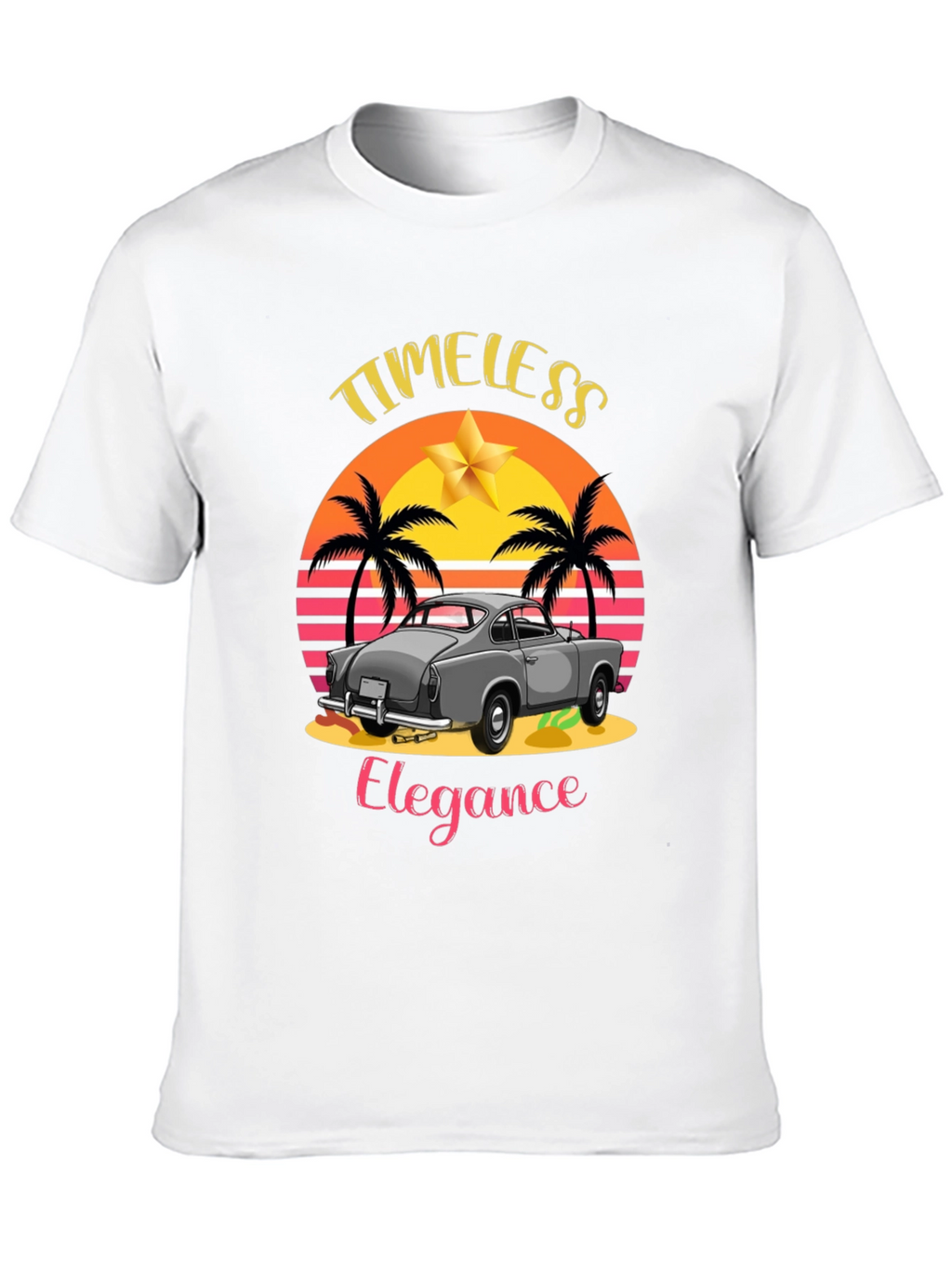 Timeless Elegance Car Graphic T-Shirt