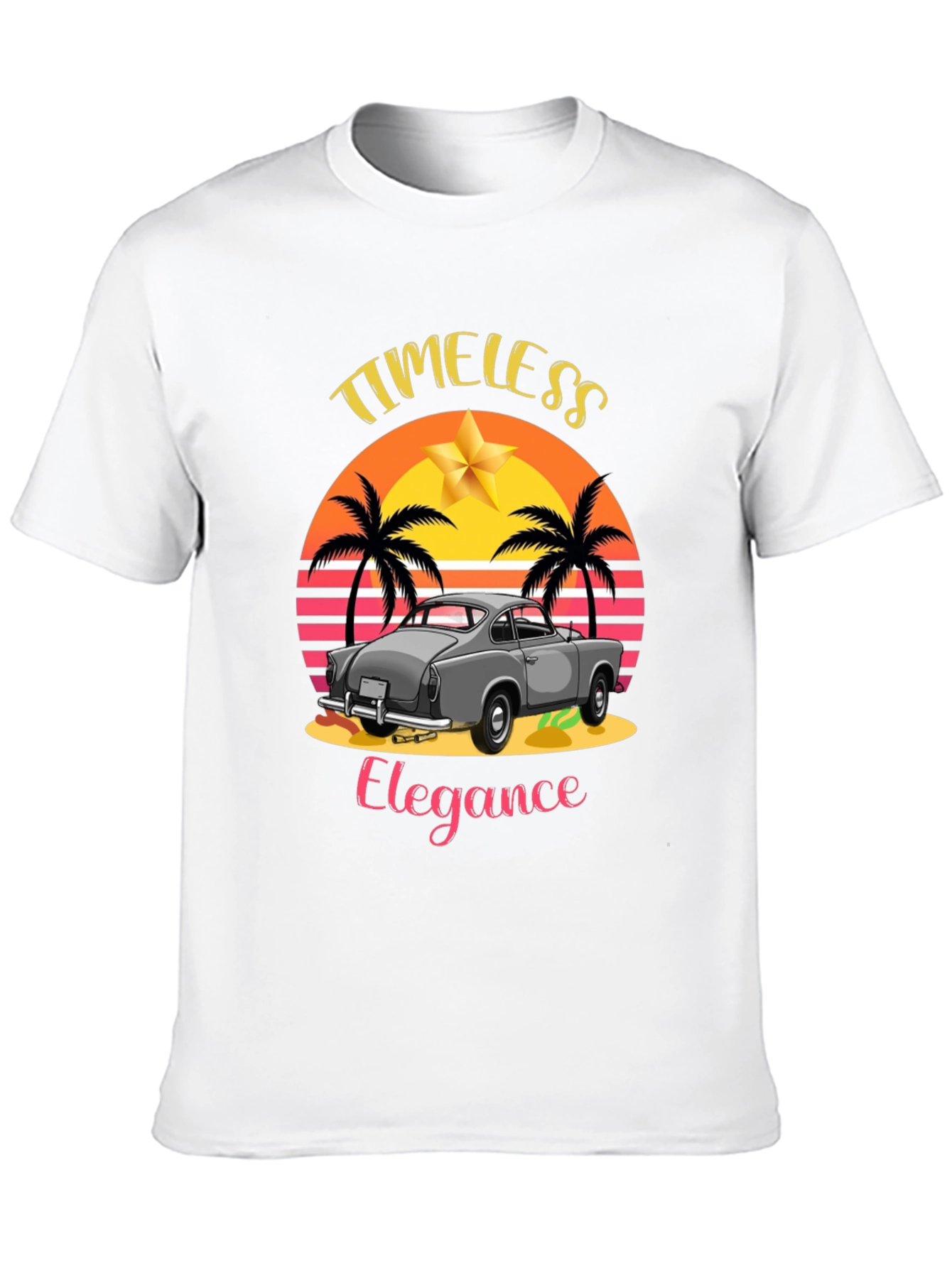Timeless Elegance Car Graphic T-Shirt