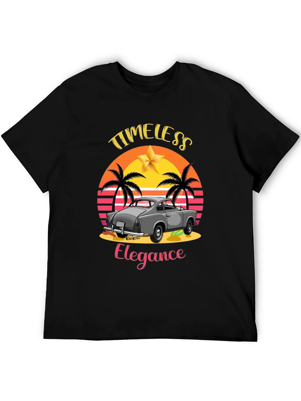 Timeless Elegance Car Graphic T-Shirt