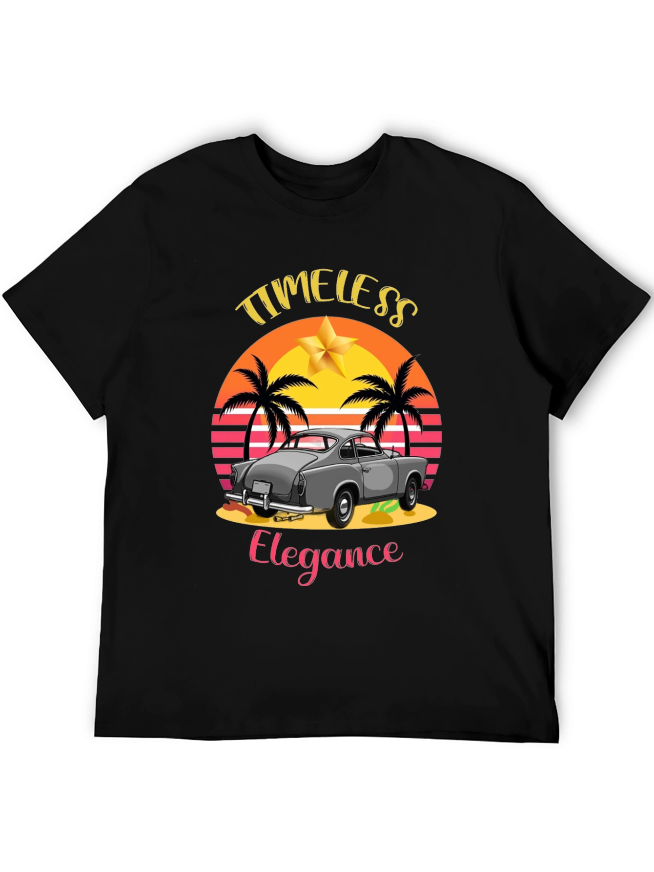 Timeless Elegance Car Graphic T-Shirt