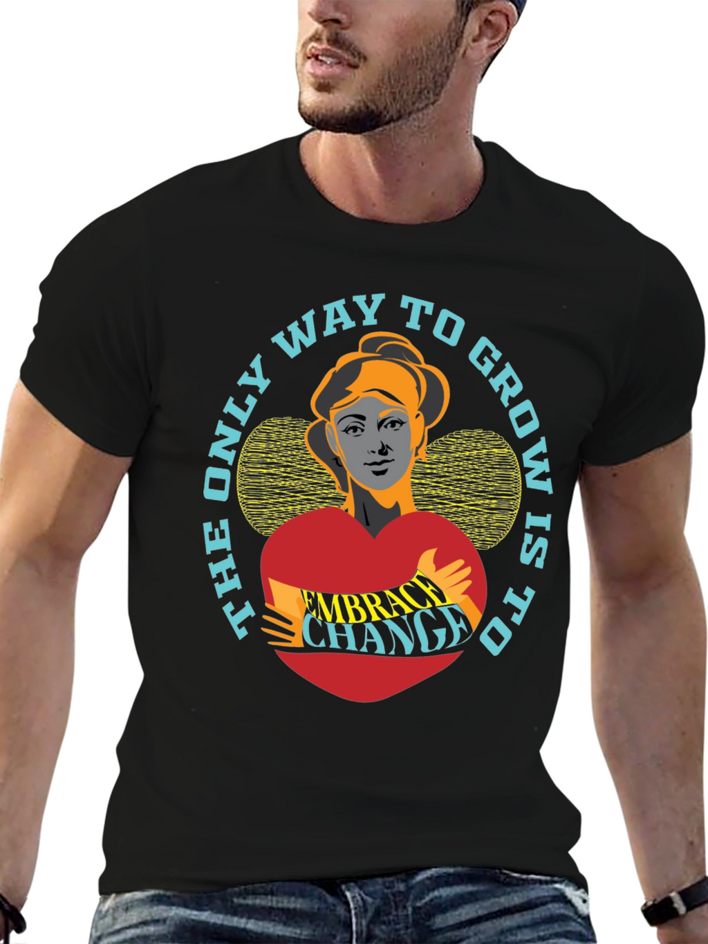 Embrace Change Graphic Tee - Grow Through It