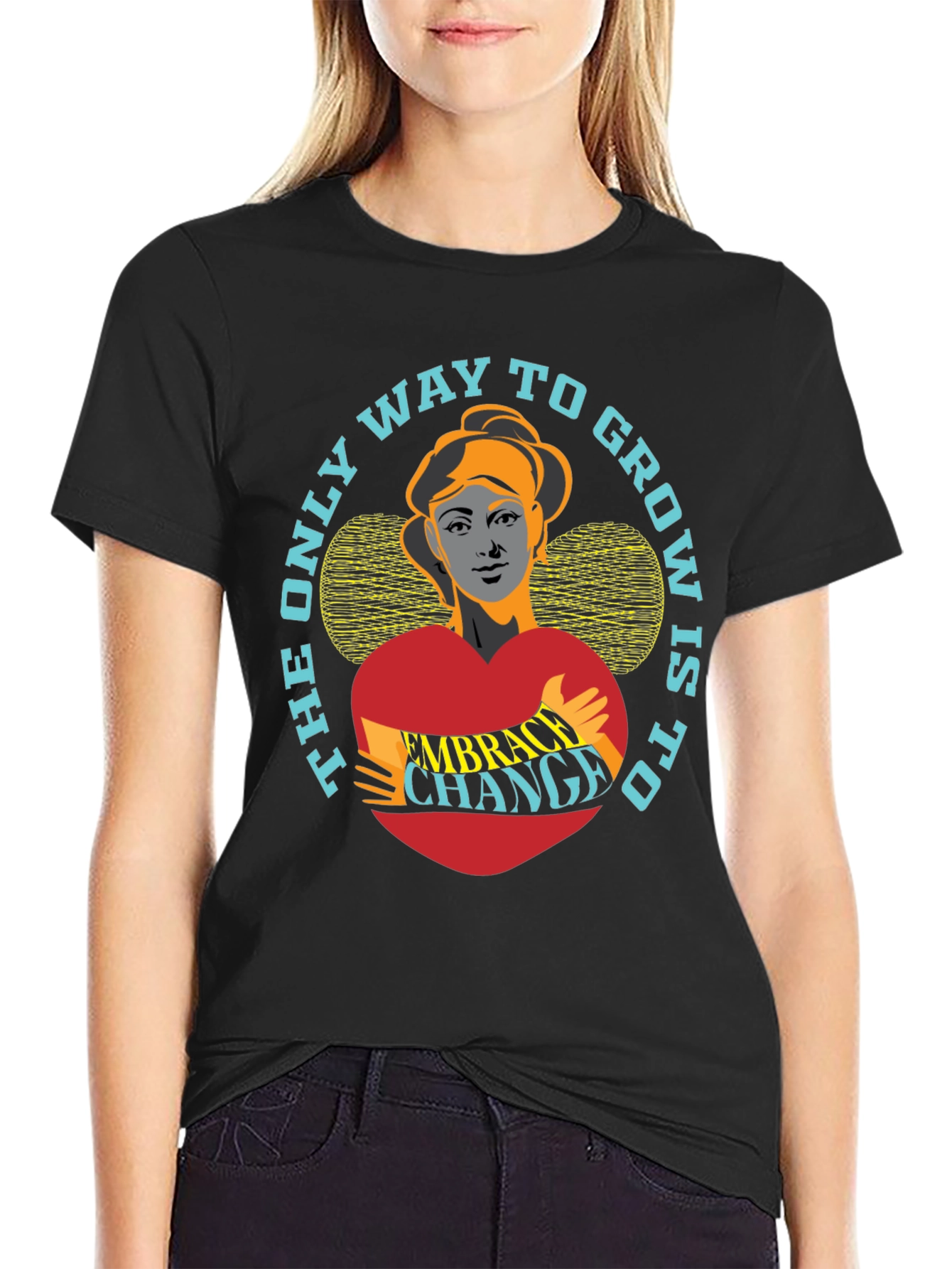 Embrace Change Graphic Tee - Grow Through It