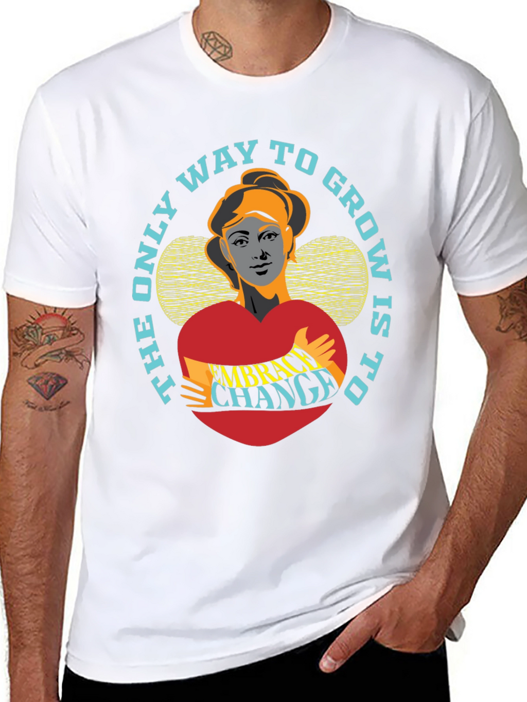 Embrace Change Graphic Tee - Grow Through It